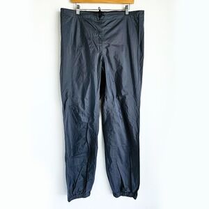 Patagonia Windbreaker Rain Shadow Pants Mens XL Gray Ankle Zip Nylon 84490